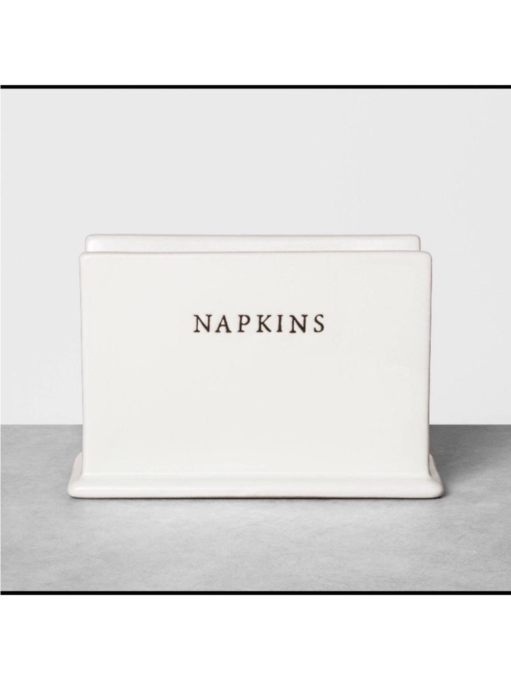 Hearth & Hand Magnolia Stoneware Napkin Holder